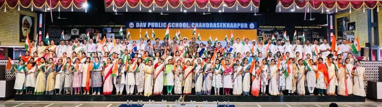DAVians of Chandrasekharpur, Bhubaneswar celebrated 76th Independence Day: Ommtv