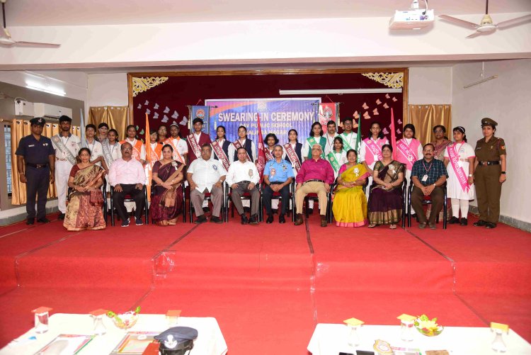 Adaptability is the key to true leadership, SWEARING - IN CEREMONY AT DAV, KALINGA NAGAR : Ommtv