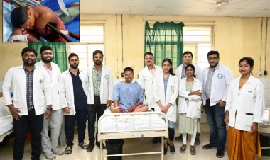 KIMS Doctors Give New Life to Patient, Remove 5-Foot-Long Bamboo Pole That Pierced Him : Ommtv