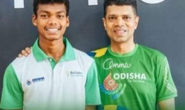 OMM TV Odisha CM Naveen Patnaik felicitates athlete Bapi Hansda