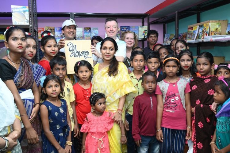 KiiT International School Embodies the Spirit of Humanity with the Establishment of Community Library on International Day of Art of Giving : Ommtv