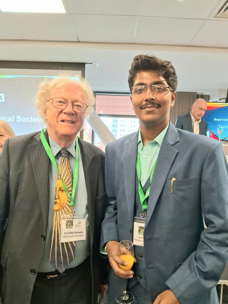 KIIT Student Snehadeep Kumar Becomes Youngest Participant at UK National Astronomy Meeting  KIIT is the only institute in the world to produce undergraduate delegate in NAM history