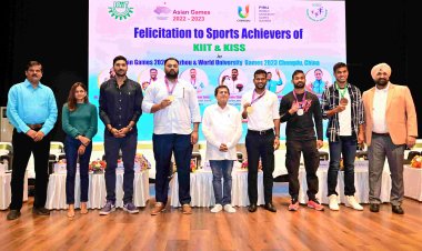 KIIT-KISS Felicitate Asian Games & World University Games 2023 Medal Winners : Ommtv