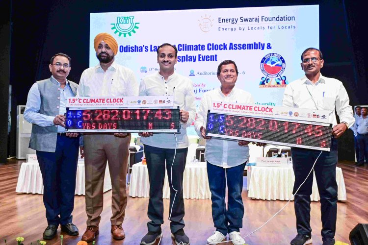 Odisha's Largest Climate Clock Assembly Held at KIIT, With Call for Urgent Climate Action: Ommtv