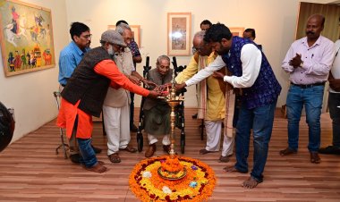 ଓଡ଼ିଶା ଲଳିତ କଳା ଏକାଡେମୀ ଦ୍ୱାରା ପ୍ରଥମ ବିଶ୍ଵ ଓଡ଼ିଆ ଭାଷା ସମ୍ମିଳନୀ ଅବସରରେ, ସମସାମୟିକ ଚିତ୍ରକଳା ପ୍ରଦର୍ଶନୀ ଉଦଘାଟନ : Ommtv