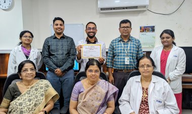 KIMS Congratulates Radiology Resident, Dr.  Srimannarayana Reddy M for Securing, 2nd Position in Poster Presentation : Ommtv