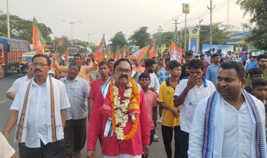 ଭୋଟ ପାଇଁ ଉତ୍ତର ନିର୍ବାଚନ ମଣ୍ଡଳୀରେ ବିଜେପିର ପଦଯାତ୍ରା : Ommtv Round The Clock 