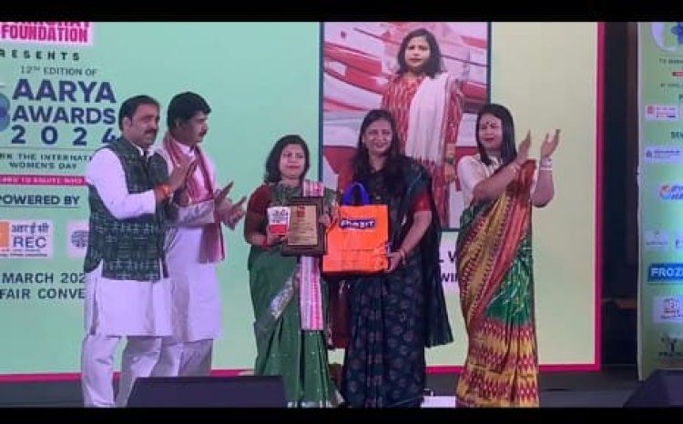 KIMS Dietician Honoured With the AARYA Award : Ommtv Round The Clock