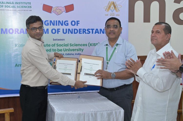 AVNL & KISS Sign MoU for Research and Skill Development : Ommtv Round The Clock