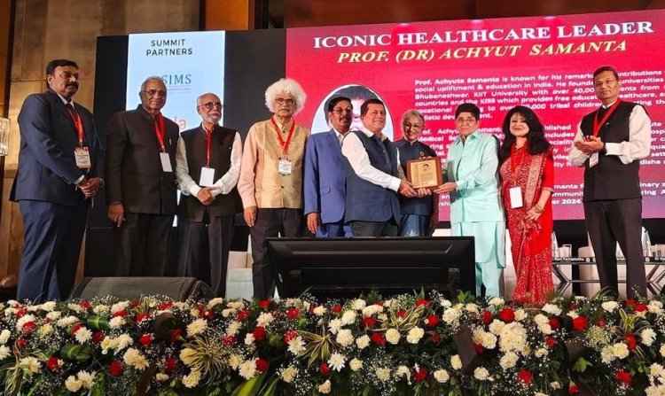 Achyuta Samanta Receives National Recognition for Notable Contributions to the Health Sector : Ommtv