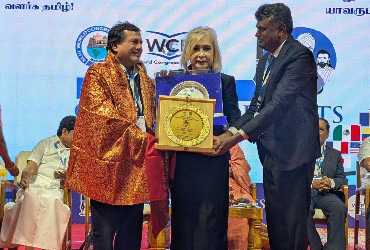 Achyuta Samanta Awarded with Lifetime Achievement Award in 43rd World Congress of Poets : Ommtv