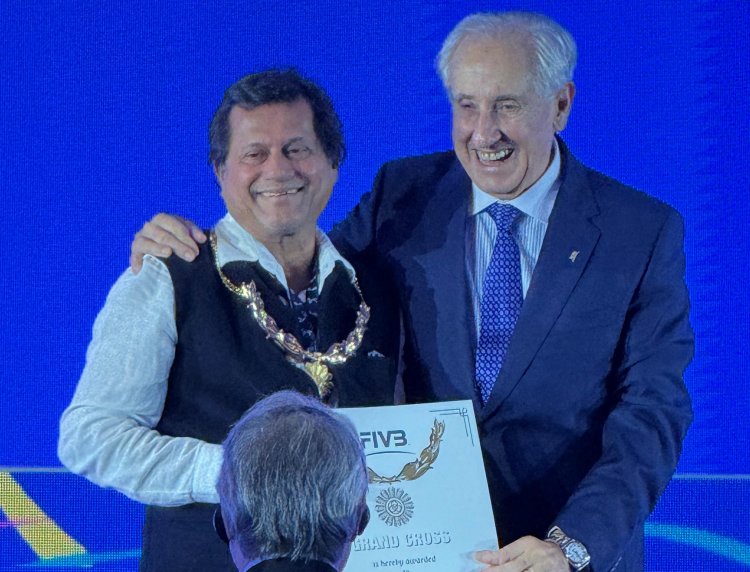 Achyuta Samanta Honoured With FIVB Grand Cross Award : Ommtv