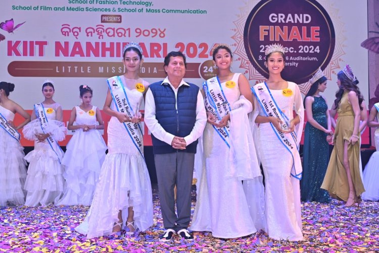 Dilishaa Behera from Odisha Crowned KIIT NanhiPari Little Miss India 2024 : Ommtv