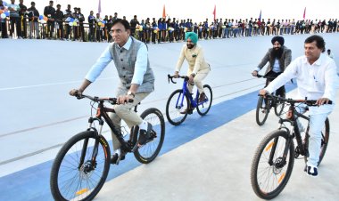 Minati Mohapatra Cycling Velodrome Inaugurated at KIIT-KISS Campus by Union Minister Mansukh Mandaviya : Ommtv