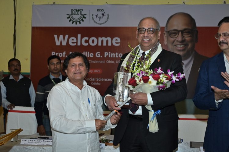 University of Cincinnati President Prof Neville G Pinto Conferred KISS Lifetime Achievement Award : Ommtv