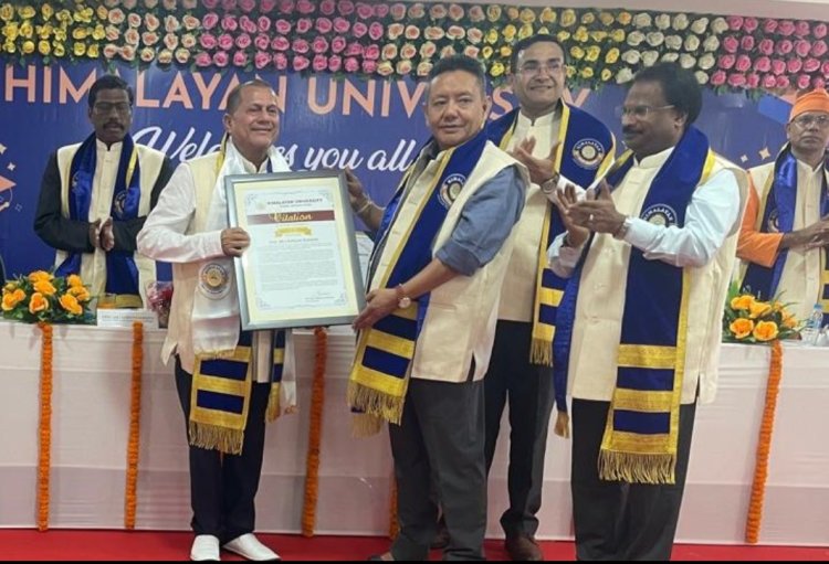 ହିମାଳୟାନ ବିଶ୍ୱବିଦ୍ୟାଳୟ ପକ୍ଷରୁ ଅଚ୍ୟୁତ ସାମନ୍ତଙ୍କୁ ୬୭ ତମ ସମ୍ମାନସୂଚକ ଡକ୍ଟରେଟ୍:Ommtv