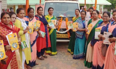 ମୋହନ ସରକାର ଙ୍କ ୧ ବର୍ଷ ପୂର୍ତ୍ତି ଅବସର ରେ ଜଗନ୍ନାଥପୁର ଗ୍ରାମ ପଂଚାୟତ ଠାରେ ଗଡ଼ିଲା ଅଭିଯୋଗ ଶୁଣାଣି ର ବିକାଶ ରଥ:Ommtv Kalingavikas