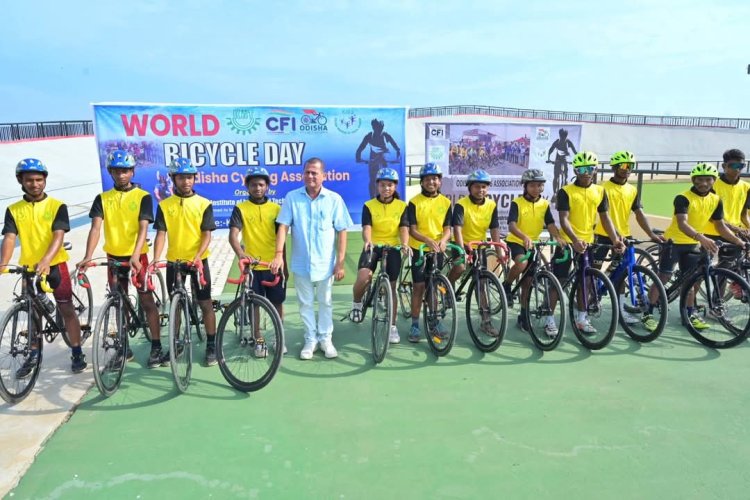 କିଟରେ ବିଶ୍ୱ ସାଇକଲିଂ ଦିବସ:Ommtv Kalingavikas