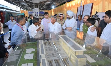 Minister of State for Railways & Jal Shakti Inspected the ongoing redevelopment works at Bhubaneswar railway station under ‘Amrit Bharat Station Scheme : Ommtv Kalinga Vikas