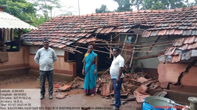 କଲେଇତୁମ୍ବାରେ ହାତୀ ଭାଙ୍ଗିଲା ଘର:Ommtv Kalingavikas