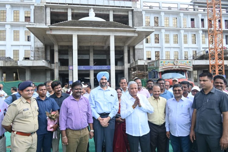 MoS Railways & Jal Shakti Inspects Redevelopment of Puri Railway Station : Ommtv Kalinga Vikas