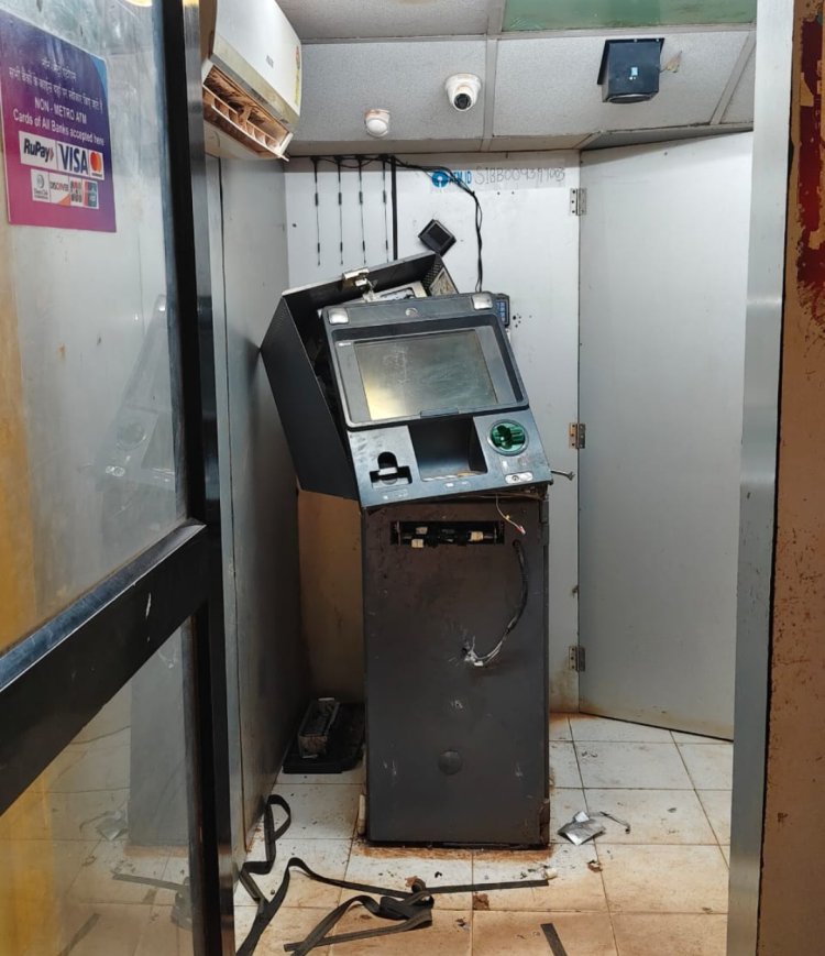 ଲାଞ୍ଜିଗଡ ଷ୍ଟେଟ ବ୍ୟାଙ୍କରୁ ଏଟିଏମ ଭାଙ୍ଗି ଲୁଟ ଉଦ୍ୟମ ବିଫଳ : ommtv Kalinga Vikas