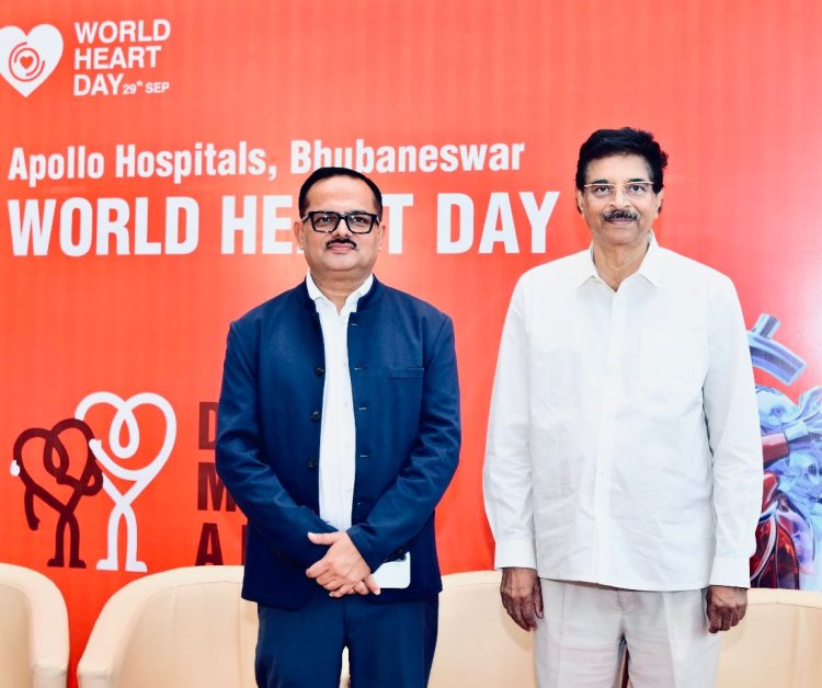 Apollo Hospitals Bhubaneswar Observes World Heart Day 2025, Emphasizing the Urgency of Heart Health and Prompt Intervention : Ommtv Kalinga Vikas