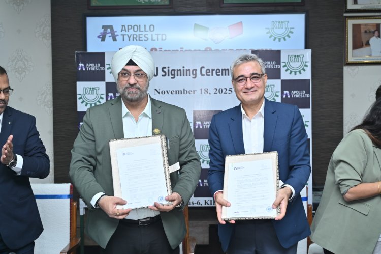  ଟାୟାର୍‍ ଟେକ୍ନୋଲୋଜି ନେଇ କିଟ୍‍ ଓ ଆପୋଲୋ ଟାୟାର୍ସ ମଧ୍ୟରେ ବୁଝାମଣା :Ommtv kalinga vikas