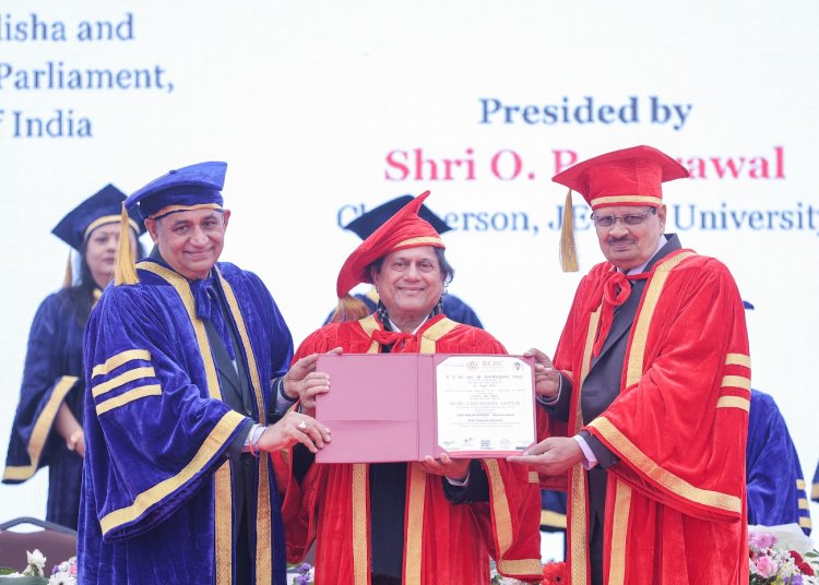 Achyuta Samanta Conferred 70th Honorary Doctorate by JECRC University