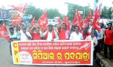 ସିପିଆଇ ଡାକରାରେ ଗାଡ଼କଣଠାରେ ଜନ ସମ୍ପର୍କ ପଦଯାତ୍ରା