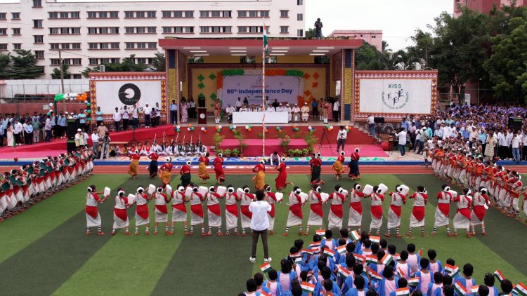  80th Independence Day Celebrated at KIIT and KISS