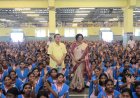 NCW Chairperson Vijaya Rahatkar Visits KISS, Urges Girl Students to Dream Big