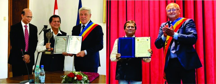 Dr Achyuta Samanta Conferred Honorary Citizenship by Romanian Town, Receives Multiple International Honours