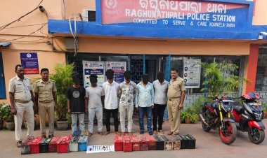 ରାତି ଅଧିଆ ଟ୍ରକ୍‌, ହାଇୱାରୁ ଚୋରି କରୁଥିଲେ ବ୍ୟାଟେରି, ଧରାପଡ଼ିଲେ   ଗ୍ୟାଙ୍ଗ୍‌ର ୬ ସଦସ୍ୟ