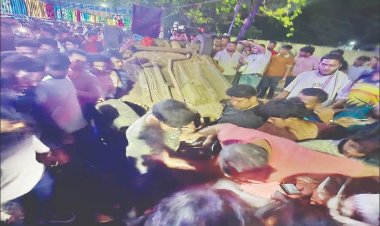କାର୍‌ ଧକ୍କାରେ ଭାଙ୍ଗିଲା ୬ଗାଡ଼ି, ୯ ଆହତ