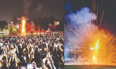 ବିଜୟା ଦଶମୀରେ ଜଳିଲା ରାବଣ