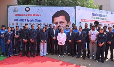 କିଟ୍‍ ରେ ଏସୀୟ କ୍ରୀଡ଼ା ଓ ରାଜ୍ୟଗୋଷ୍ଠୀ କ୍ରୀଡ଼ାରେ ପଦକ ବିଜେତା କିଟ୍ ଓ କିସ୍ କ୍ରୀଡ଼ାବିତ୍‌ଙ୍କୁ ସମ୍ବର୍ଦ୍ଧନା