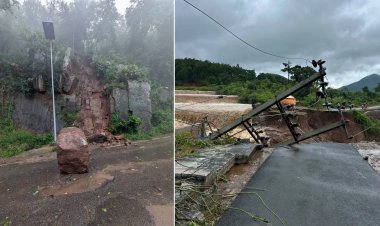 ଅବିଶ୍ରାନ୍ତ ବର୍ଷା: କଳିଙ୍ଗା ଘାଟିରେ ପୁଣି ଭୂସ୍ଖଳନ, ରଟିଙ୍ଗିଆ ବାହ୍ୟ ଜଗତରୁ ବିଚ୍ଛିନ୍ନ