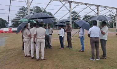 ରାଷ୍ଟ୍ରପତିଙ୍କ ଗସ୍ତ ପୂର୍ବରୁ କ୍ଷେତ୍ର ପରିଦର୍ଶନ କଲେ ମୟୂରଭଂଜ ଜିଲ୍ଲାପାଳ